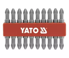 Yato Toya Sa Poland Antgalių rinkinys | dvipusiai | PH2x65 mm | 10 vnt. (YT-0481)
