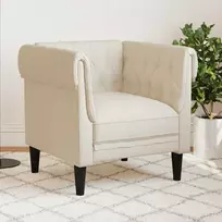 Fotelis Chesterfield krėslas, linas