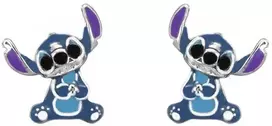 Disney Sidabriniai auskarai su smeigtukais Stitch Lilo & Stitch ES00037SRHL.CS