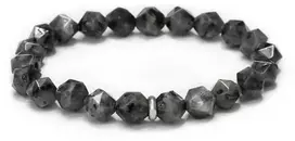 Agato Larvikite karoliukų apyrankė MINK150/17