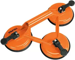 Aliuminio rankena stiklo nešimui, triguba Truper® max 100 kg