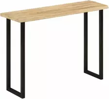 Konsolinis staliukas su gyvu kraštu, 105x33x76cm, mango mediena