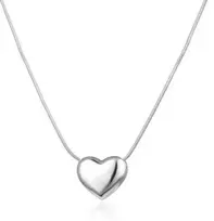 Agato Subtilus sidabrinis karoliai Heart AGS1575/47