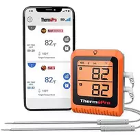 Skaitmeninis belaidis įkraunamas bluetooth maisto termometras su 2 zondais ThermoPro TP920W
