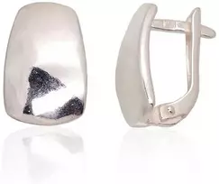 Sidabriniai auskarai anglišku užsegimu, Metalas: Sidabras, Praba: 925°, - 3.7 g. - 15 mm.