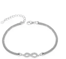 Agato Stilinga sidabrinė apyrankė Infinity AGB770/21