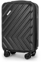 Kelioninis Solier Luggage Mažas salono lagaminas S ABS - Solier 20 KYOTO 1071 - Juodas
