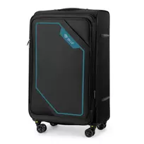 Kelioninis Solier Luggage Vidutinis lagaminas M 23 Solier SOFTFLEX STL2240 - juodas ir žalia