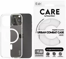 Panzer Glass Dėklas CARE by PanzerGlass Flagship UrbanCombat Case iPhone 15 Pro Max 6,7" MagSafe balta/baltas 1420