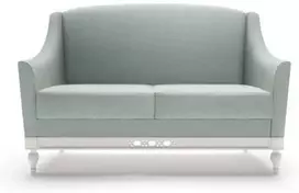 Taranko Meble Sofa FLORENCJA-2 TARANKO Audinys B TARANKO - Dažyto medžio su patina spalva