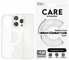 Panzer Glass CARE by PanzerGlass Urban Combat MagSafe Apple iPhone 15 Pro - dėklas telefonui baltos spalvos
