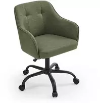 Songmics Namų biuro kėdė žalia