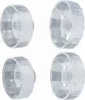 Bgs Technic Tepalo filtro lėkštelių rinkinys | Ø 65 - 75 mm | 4 vnt. (8384)