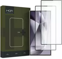 Apsauginis stiklas telefonui Samsung Galaxy S24 Ultra HOFI Glass Pro+ 2-pack juodos spalvos krašteliu