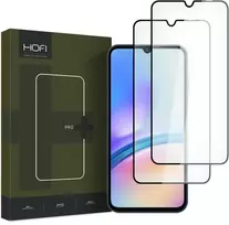 Apsauginis stiklas telefonui Samsung Galaxy A05S HOFI Glass Pro+ 2-pack juodos spalvos krašteliu