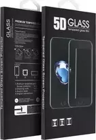 OEM 5D visiškai klijuojamas grūdintas stiklas - iPhone 14 Pro juodas