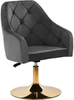 Activeshop Pasukamas fotelis 4Rico QS-BL14G Velvet Pilkas