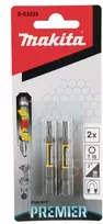 Makita Torsion sukimo antgalis (E-form), T15-50mm, 2vnt. Impact Premier E-03333 T15 • 50 mm • 1/4" • 2 vnt