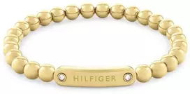 Tommy Hilfiger Moteriška auksu dengta karoliuku apyrankė Metaliniai karoliukai 2780935