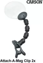 Didinamasis stiklas Carson Attach-A-Mag Clip 2x