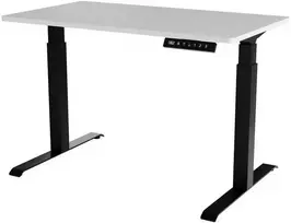 Cama Meble Rašomasis Stalas - Moon 121x67x72-120 Juodas/Baltas