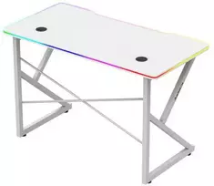 Žaidimų stalas „Huzaro Hero 1.7 RGB Baltas“, baltas