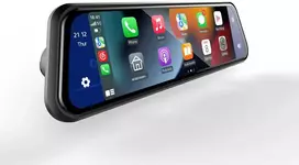 Laviline MRVMA901BK 9.66" Android monitorius - veidrodis galinio vaizdo kam