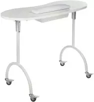 Beauty System Sulankstomas kosmetologinis stalas MOBILE DESK ON WHEELS