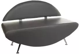 Beauty System Registratūros sofa Carini Pilkas