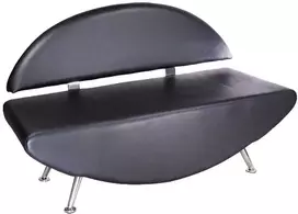 Beauty System Registratūros sofa Carini Juodas