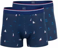Apatiniai vyrams Clark Crown 1035 Men’s boxershort Marine, 2 vnt.