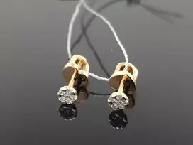 Best Diamonds Auksiniai auskarai su briliantais Praba: 585
