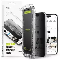 „Ringke Easy Slide Privacy Glass“ 2 vnt. sijonų pakuotė Apple iPhone 15 / 16