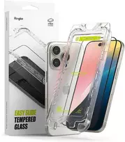 Apsauginis stiklas Apple iPhone 16 Pro Ringke Easy Slide 2 vnt. juodas