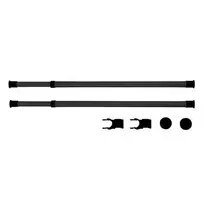 Spintos lentyna, drabužių kabykla HERKULES 2 vnt, 75-120cm, WENKO