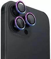 UNIQ Optix Aliuminio Camera Lens Protector Apple iPhone 16 Pro 6.3" / 16 Pro Max 6.9" iridescent su aplkatoiumi