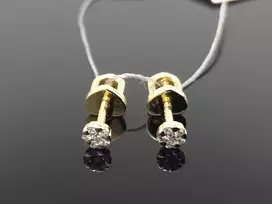 Best Diamonds Geltono aukso auskarai su briliantais Praba: 585