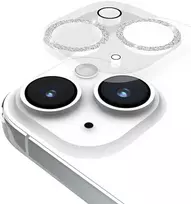 Case-Mate Sparkle Lens Protector – apsauginis stiklas, skirtas iPhone 15 / iPhone 15 Plus fotoaparatui (Twinkle)