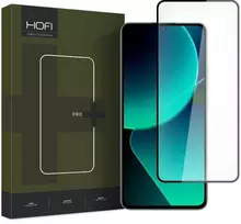 Apsauginis stiklas telefonui Xiaomi 13T / 13T Pro HOFI Glass Pro+ juodos spalvos krašteliu