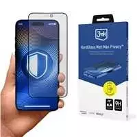 Grūdintas stiklas 3mk Hardglass Matt Max Privatumas Apple iPhone 13/13 Pro/14