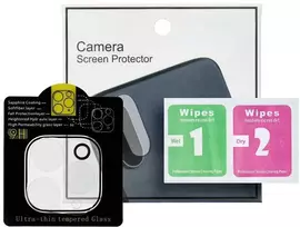 OEM 5D grūdinto stiklo kameros objektyvas, skirtas „iPhone 11 PRO MAX“, skaidrus