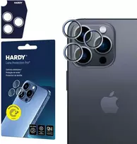 3mk Hardy Lens Protection Pro Kameros apsauga with Sidabrinis Frame Apple iPhone 16 Pro / 16 Pro Max