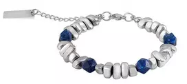 Troli Karoliukų apyrankė iš plieno su lapis lazuli