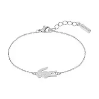 Lacoste Decent steel bracelet for women Crocodile 2040046
