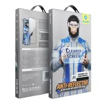 Blueo 5D Mr. Monkey Glass – Apple iPhone 16 juodas (Strong Premium AR)