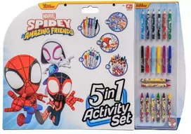 Kelioninis Disney Spidey ir jo nuostabūs draugai – 5 viename spalvinimo užduočių rinkinys (SP22306)
