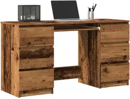 Rašomasis stalas, medienos, 140x50x77cm, apdirbta mediena