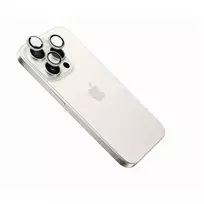 Fixed Fiksuotas fotoaparato stiklas | Apple | iPhone 16 Pro / 16 Pro Max | Grūdintas stiklas | Baltas titanas