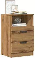 Bedside Cabinet Artisano ąžuolo Medium Engineered Wood