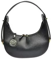 Roberta M Moteriška odinė rankinė Banana Bag RM1918 Nero